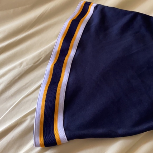 2T WVA Mountaineers Cheerleader Dress. Wht/Nvy/Gld - Picture 14 of 14